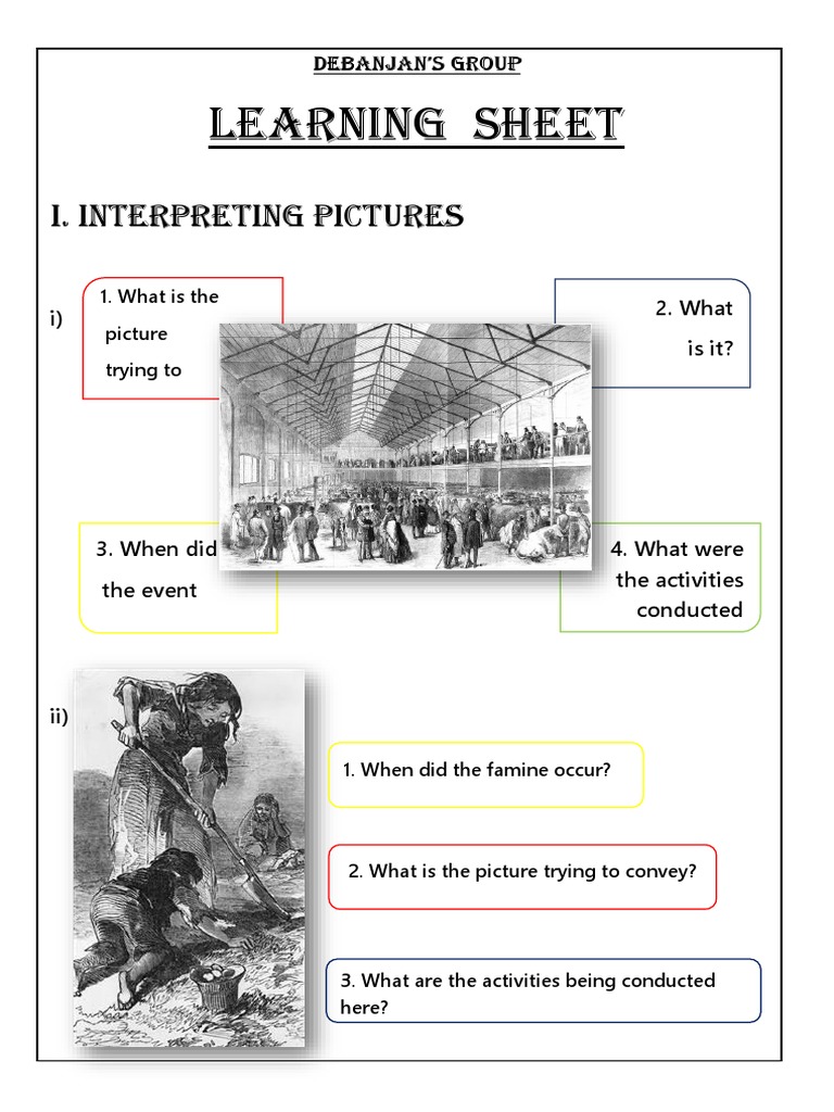 Learning Sheet On French Revolution | PDF | Multinational Corporation ...
