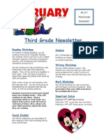 third grade newsletter february