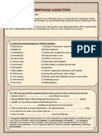 Compound Adjectives Worksheet