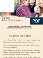 Budaya Dan Pembelajaran