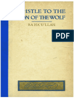 Epistle To The Son of The Wolf by Baha'u'llah - Translated From The French Edition by Julie Chanler