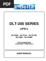 DLT-200 Serie UPS User Manual