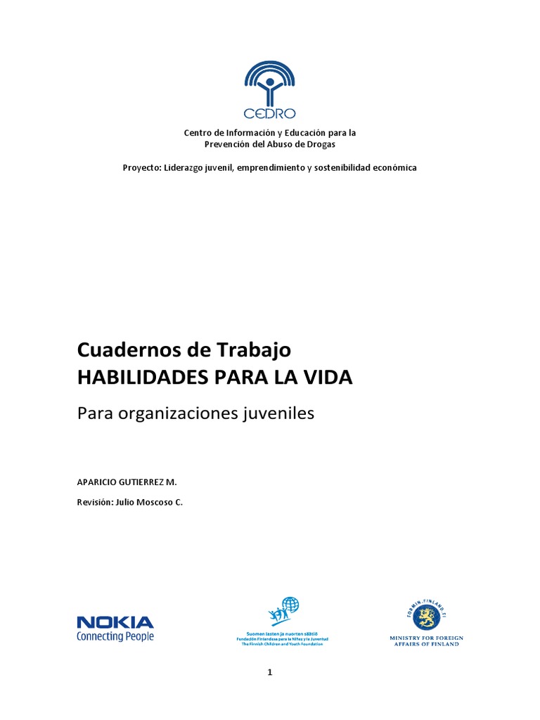 Habilidades para la Vida en Jóvenes | PDF | Toma de decisiones | Las ...