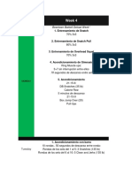 Crossfit Profesional Semana 4