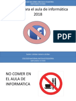 Normas Para El Aula de Informática 2018