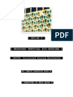 (Proposed Vertical Eco-Housing) : (Design 8)