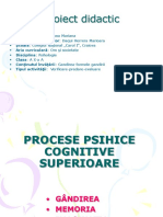 rtrtt4778545 Lectie Sustinuta La Psihologie Gandirea CA Proces Psihic Cognitiv