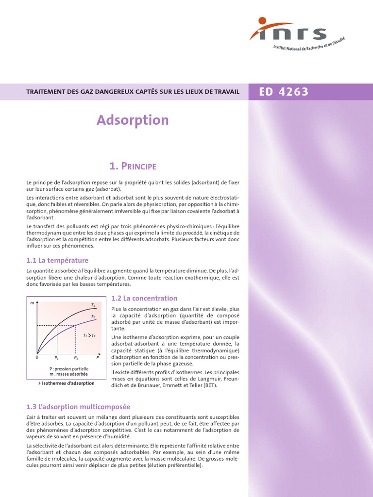 Ed4263 PDF | PDF | Adsorption | Chimie physique