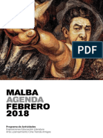 MALBA - Agenda Febrero 2018