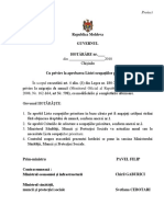 Proiectul Hotărârii de Guvern cu privire la aprobarea Listei ocupațiilor prioritare 