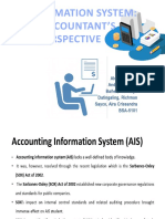 The Information System: An Accountant'S Perspective