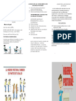 Folleto de Higiene Postural