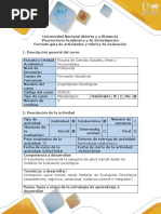 Guía de Actividades y Rubrica de Evaluación - Fase 1 - Modelos de Evaluación Psicológica