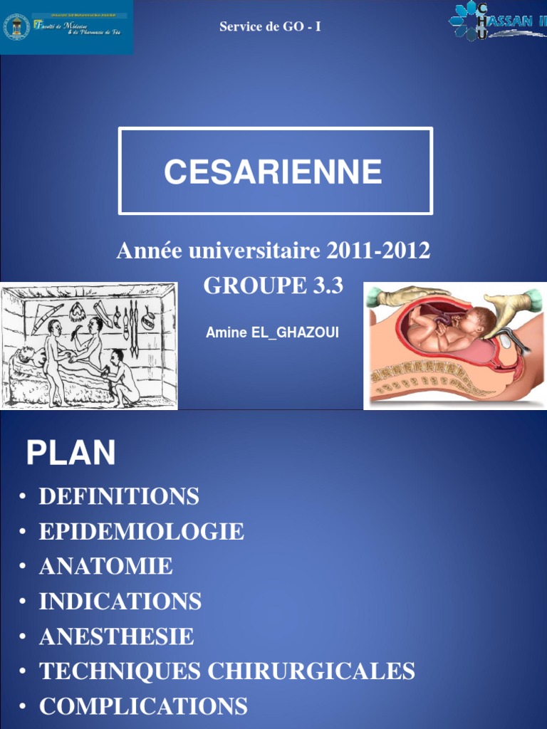 Indications et techniques de césarienne | PDF | Césarienne | Utérus