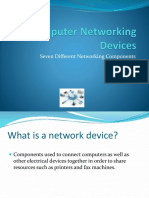 Seven Different Networking Components