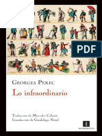 Lo Infraordinario - Georges Perec