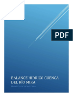 Balance Hídrico - Cuenca Mira Final