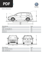 Touran Gp II Dimensions