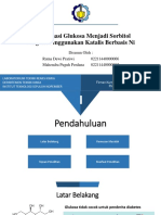 Hidrogenasi Glukosa Menjadi Sorbitol Dengan Menggunakan Katalis Berbasis