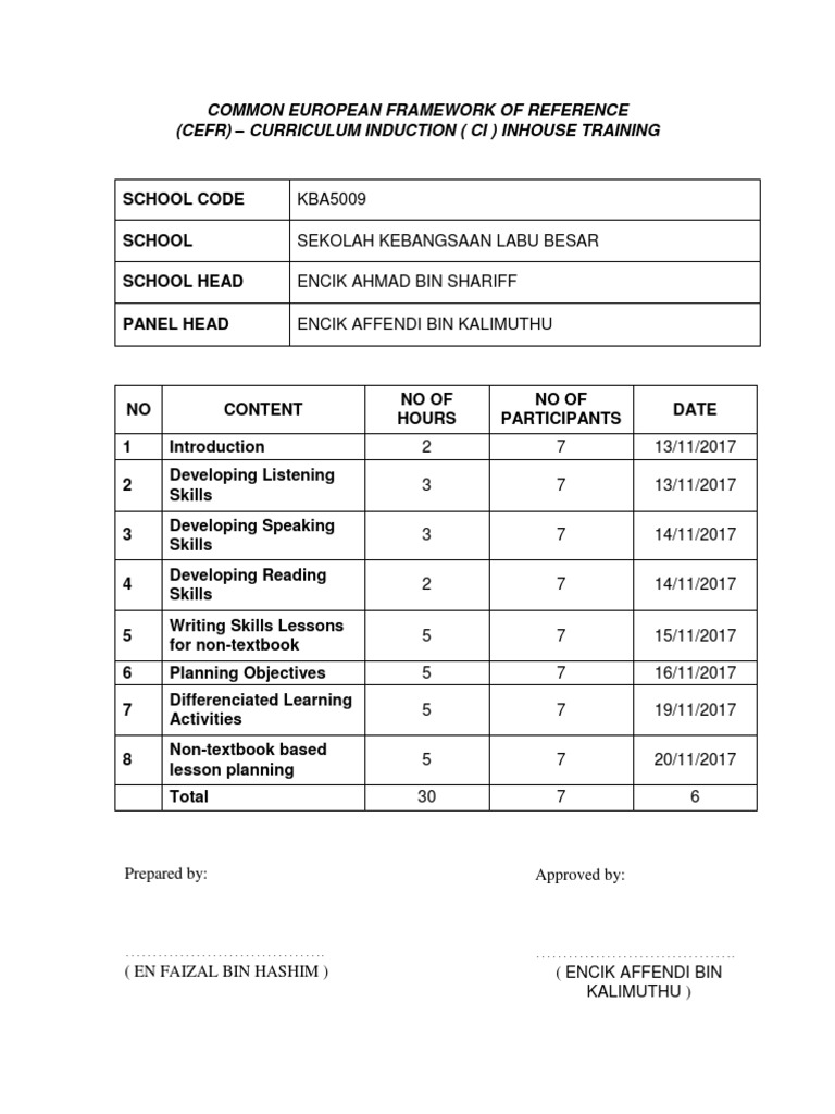 Report Cefr | PDF
