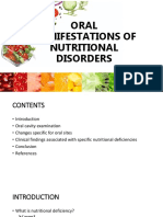 Oral Manifestations of Nutritional Disorders2