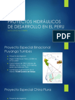 Proyectos Hidráulicos de Desarrollo en El Peru