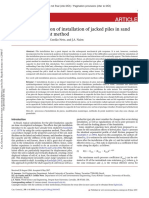 Numerical Simulation of Installation of Driven Piles in Sand Using MPM