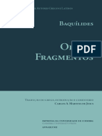Baquílides - Odes e Fragmento