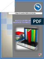 Manual Del Uso Del Libro de Servicios Profesionales Del Colegio de Contadores Publicos de Costa Rica