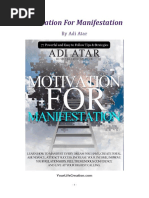 Motivation for Manifestation