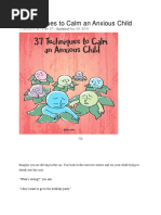 37 de Metode Pentru a Linisti Un Copil Anxios