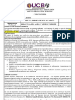 CONVOCATORIA Bilbliotecario Profesional - Universidad Central de Bayamón