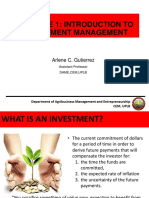 Lecture 1_Introduction to Investment Management