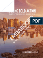 B.C. Green Party 2018 Housing Wish List