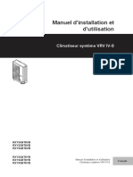 RXYSQ4-6T8V, RXYSQ4-6T8Y 4PFR482275-1 2017 04 Installation and Operation Manual French