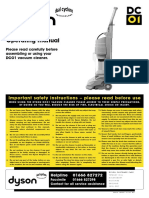 Dyson dc01 - Manual PDF