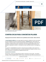 Confira Dicas para Concretar Pilares - Capacitação - Mapa Da Obra