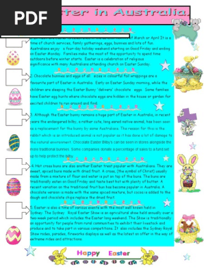 4792 Easter in Australia