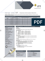 132T ITT Temperature Switch