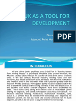 Sukuk As A Tool For Development