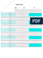 Score Sheet Example