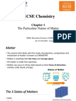 ICGSE Chemistry Chapter 1 - The Particulate Nature of Matter