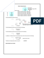 Design Base Shear Elastic Design Spectra