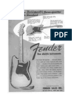 Fender 1956 Musicmaster Guitar Ad
