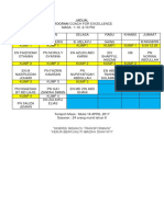 Jadual Coach for Excellence 2