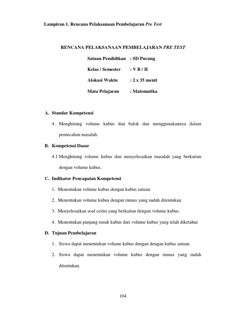 Rpp Kubub Balok Pdf
