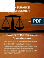 Lecture 10 The Insurance Commissioner