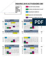 Calendario de Actividades