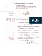 Practica Dirigida de Resistencia de Materiales Flexion Pura N°6