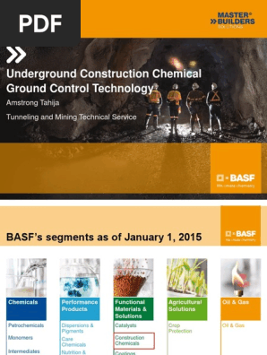 Basf Underground Amstrong Concrete Industries